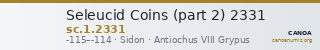 Seleucid Coins (part 2) 2331 — CANOA
