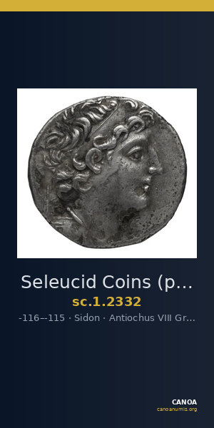 Seleucid Coins (part 2) 2332 — CANOA