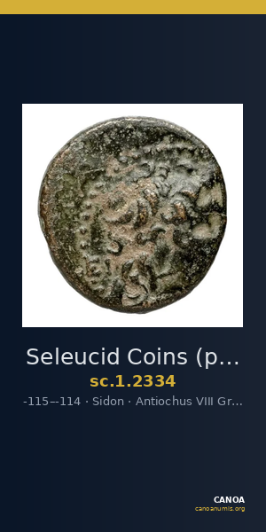 Seleucid Coins (part 2) 2334 — CANOA
