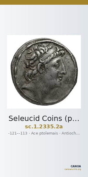 Seleucid Coins (part 2) 2335.2a — CANOA