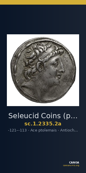 Seleucid Coins (part 2) 2335.2a — CANOA