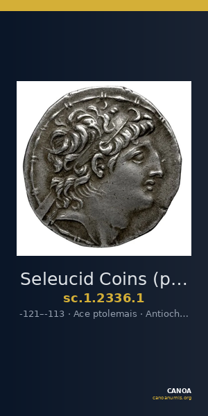 Seleucid Coins (part 2) 2336.1 — CANOA