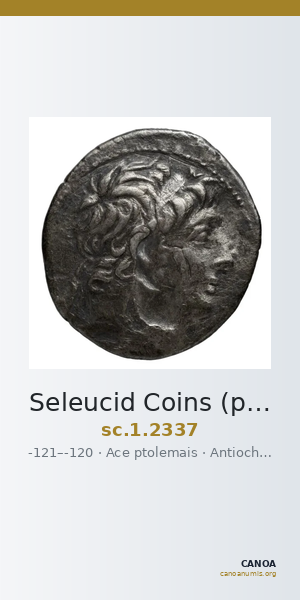 Seleucid Coins (part 2) 2337 — CANOA