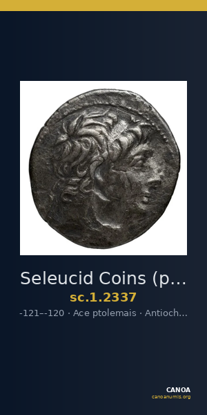 Seleucid Coins (part 2) 2337 — CANOA
