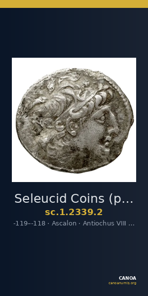 Seleucid Coins (part 2) 2339.2 — CANOA