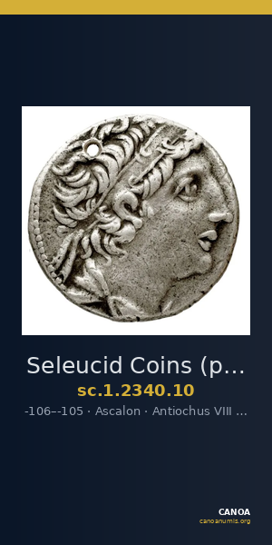 Seleucid Coins (part 2) 2340.10 — CANOA