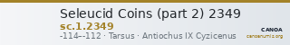 Seleucid Coins (part 2) 2349 — CANOA
