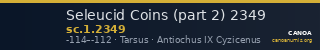 Seleucid Coins (part 2) 2349 — CANOA