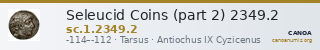 Seleucid Coins (part 2) 2349.2 — CANOA