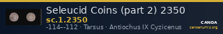 Seleucid Coins (part 2) 2350 — CANOA