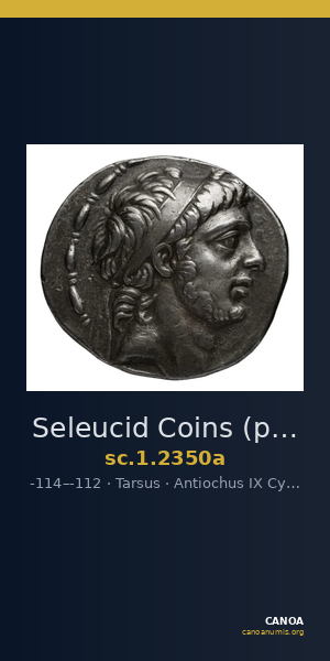 Seleucid Coins (part 2) 2350a — CANOA