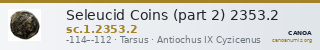 Seleucid Coins (part 2) 2353.2 — CANOA