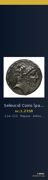 Seleucid Coins (part 2) 2358 — CANOA