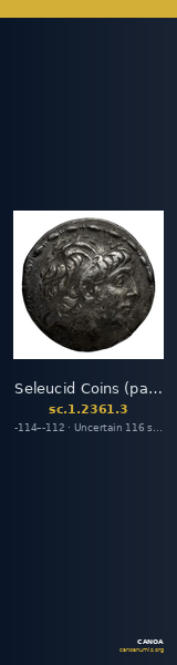 Seleucid Coins (part 2) 2361.3 — CANOA