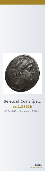 Seleucid Coins (part 2) 2362b — CANOA
