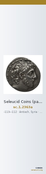 Seleucid Coins (part 2) 2363a — CANOA