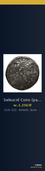 Seleucid Coins (part 2) 2363f — CANOA