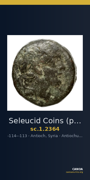 Seleucid Coins (part 2) 2364 — CANOA