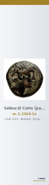 Seleucid Coins (part 2) 2364.1e — CANOA