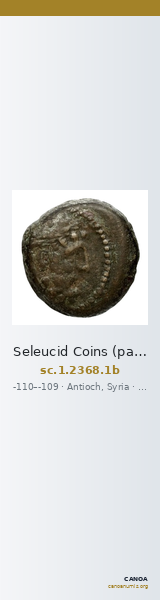 Seleucid Coins (part 2) 2368.1b — CANOA
