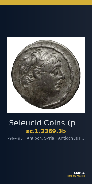 Seleucid Coins (part 2) 2369.3b — CANOA