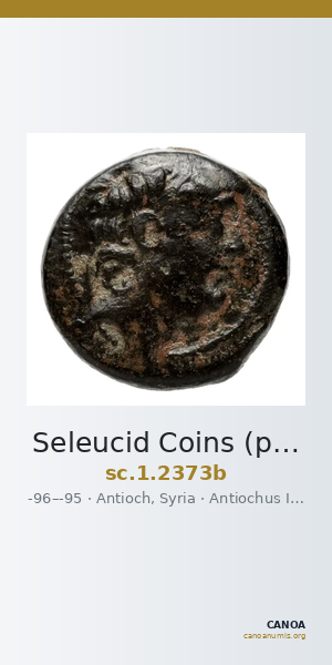 Seleucid Coins (part 2) 2373b — CANOA