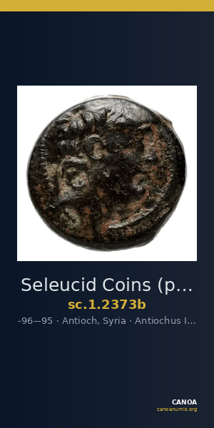 Seleucid Coins (part 2) 2373b — CANOA