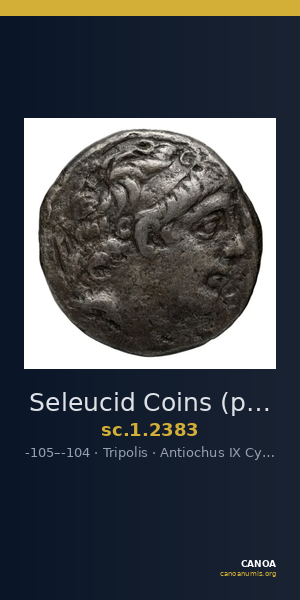 Seleucid Coins (part 2) 2383 — CANOA