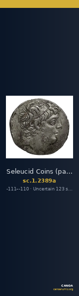Seleucid Coins (part 2) 2389a — CANOA