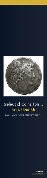 Seleucid Coins (part 2) 2390.3b — CANOA