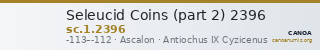 Seleucid Coins (part 2) 2396 — CANOA