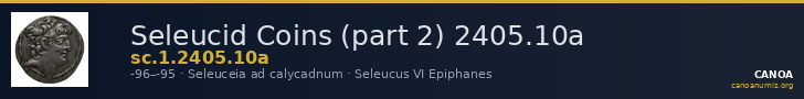 Seleucid Coins (part 2) 2405.10a — CANOA