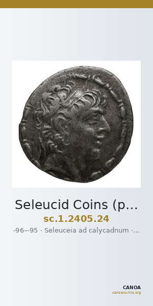 Seleucid Coins (part 2) 2405.24 — CANOA