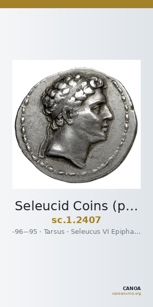 Seleucid Coins (part 2) 2407 — CANOA