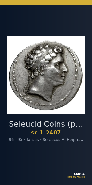Seleucid Coins (part 2) 2407 — CANOA