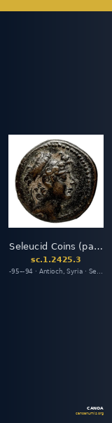 Seleucid Coins (part 2) 2425.3 — CANOA