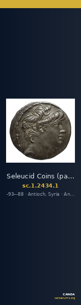 Seleucid Coins (part 2) 2434.1 — CANOA