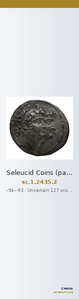 Seleucid Coins (part 2) 2435.2 — CANOA