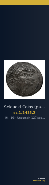 Seleucid Coins (part 2) 2435.2 — CANOA