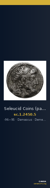 Seleucid Coins (part 2) 2450.5 — CANOA