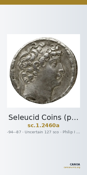 Seleucid Coins (part 2) 2460a — CANOA
