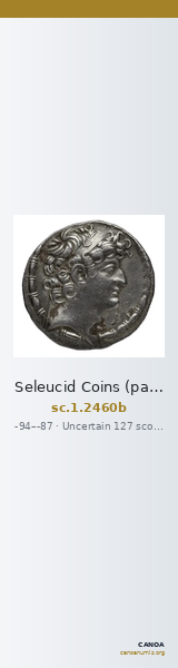Seleucid Coins (part 2) 2460b — CANOA