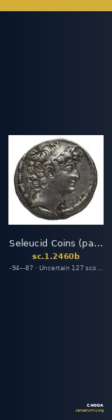 Seleucid Coins (part 2) 2460b — CANOA