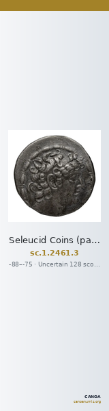 Seleucid Coins (part 2) 2461.3 — CANOA