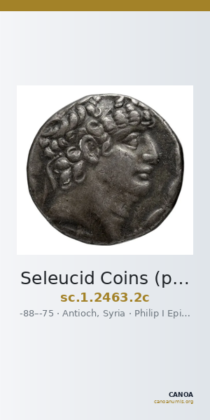 Seleucid Coins (part 2) 2463.2c — CANOA