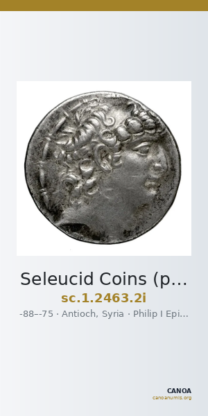 Seleucid Coins (part 2) 2463.2i — CANOA