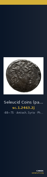 Seleucid Coins (part 2) 2463.2j — CANOA