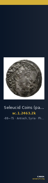 Seleucid Coins (part 2) 2463.2k — CANOA