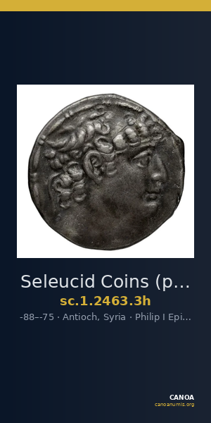 Seleucid Coins (part 2) 2463.3h — CANOA