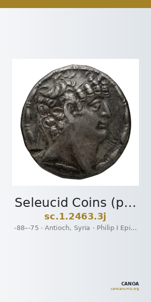 Seleucid Coins (part 2) 2463.3j — CANOA